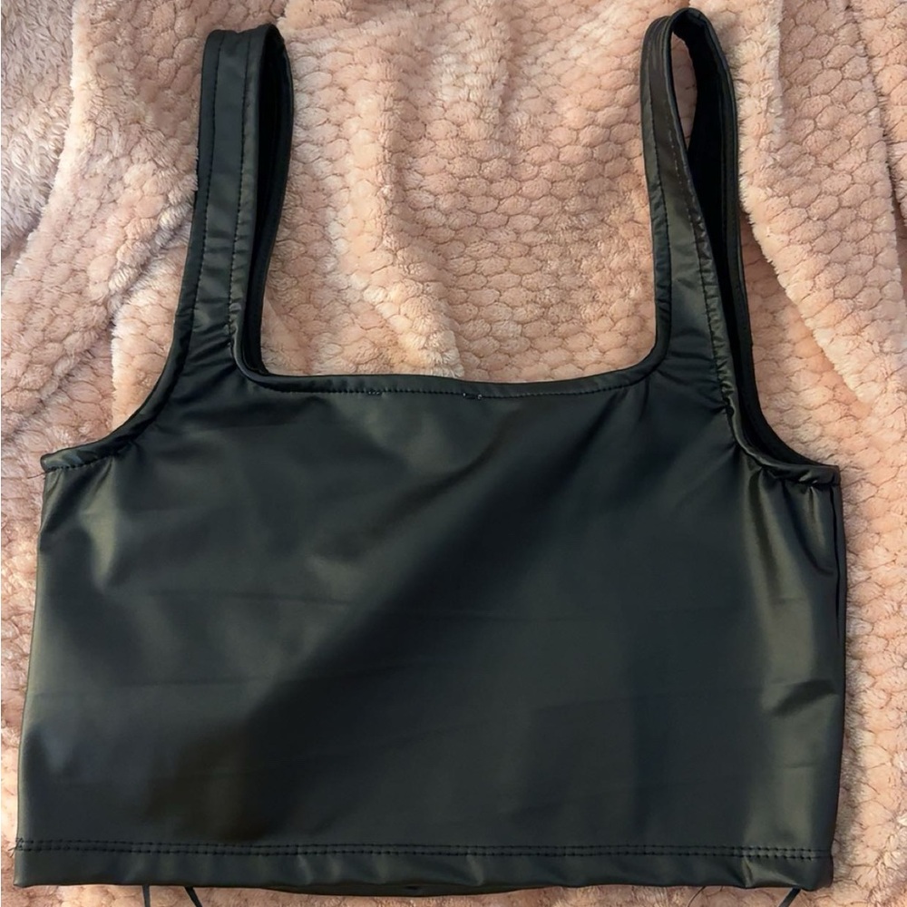 Marshalls Black Crop Top